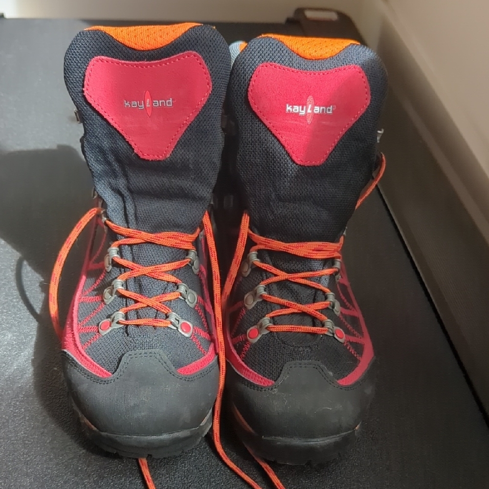 Brand New Kayland Red and Black Hiking Boots